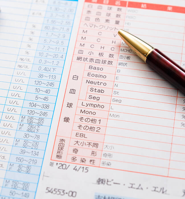 健診異常・数値の悩み